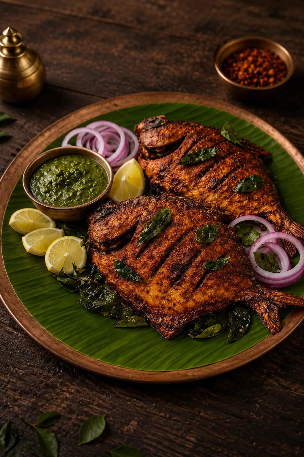 Manji Gold Pomfret at HeritageOne