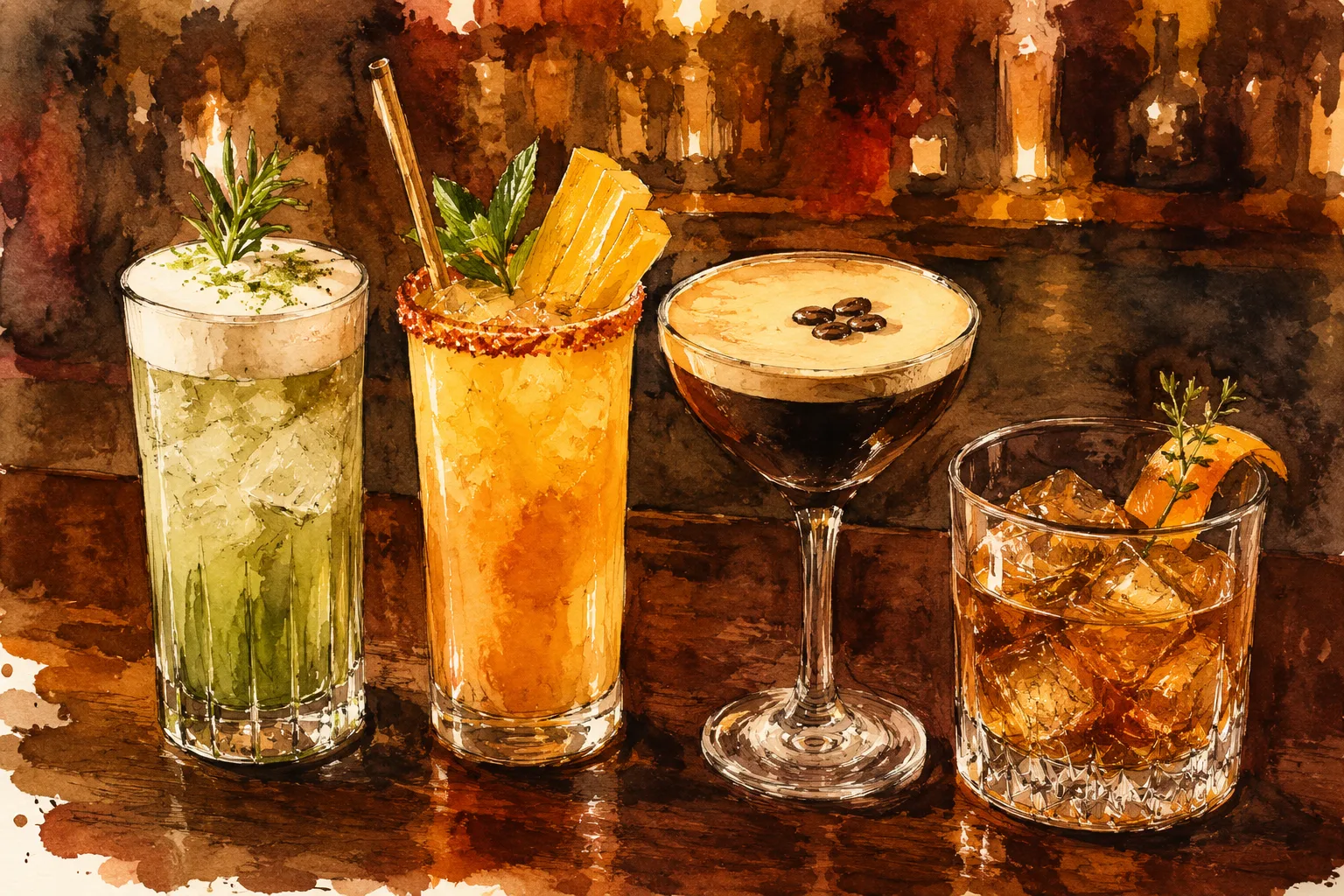 HeritageOne new cocktail collection - Japan Tea, Mango Monk, Filter Coffee Martini, TASMAC