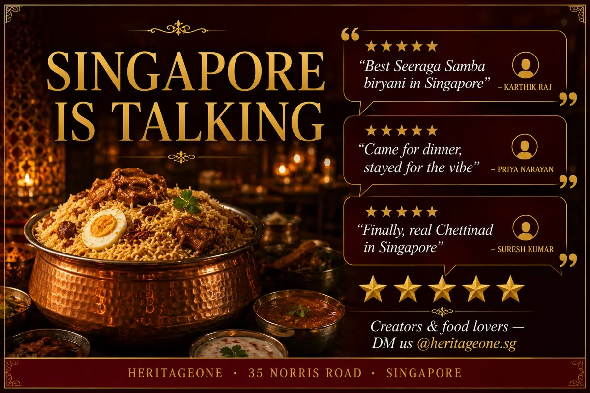 Singapore Is Talking - HeritageOne community reviews